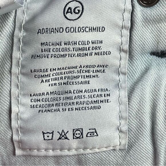 Ag Adriano Goldschmied Legging Ankle Jeans Women’s 27 Dark Wash Super Skinny - Picture 8 of 13